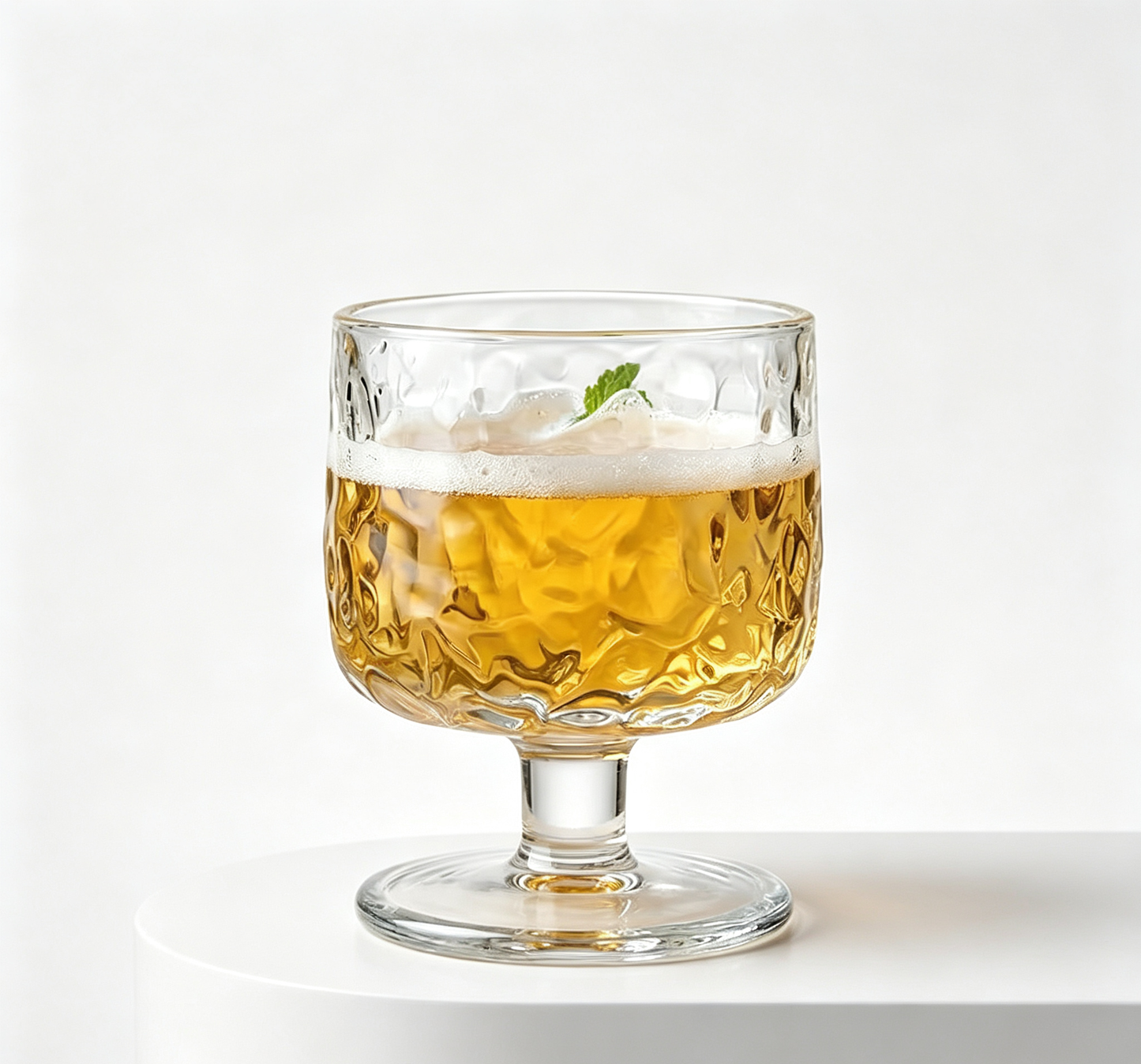 Luxury Embossed Textured Lead-Free Borosilicate Glass