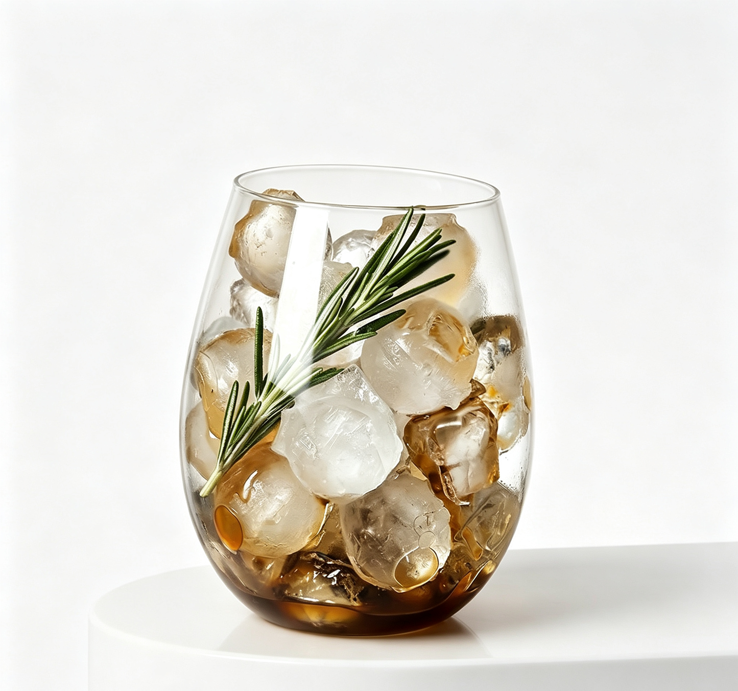 Minimalist Oval Egg-Shaped Lead-Free Crystal Glass Tumbler