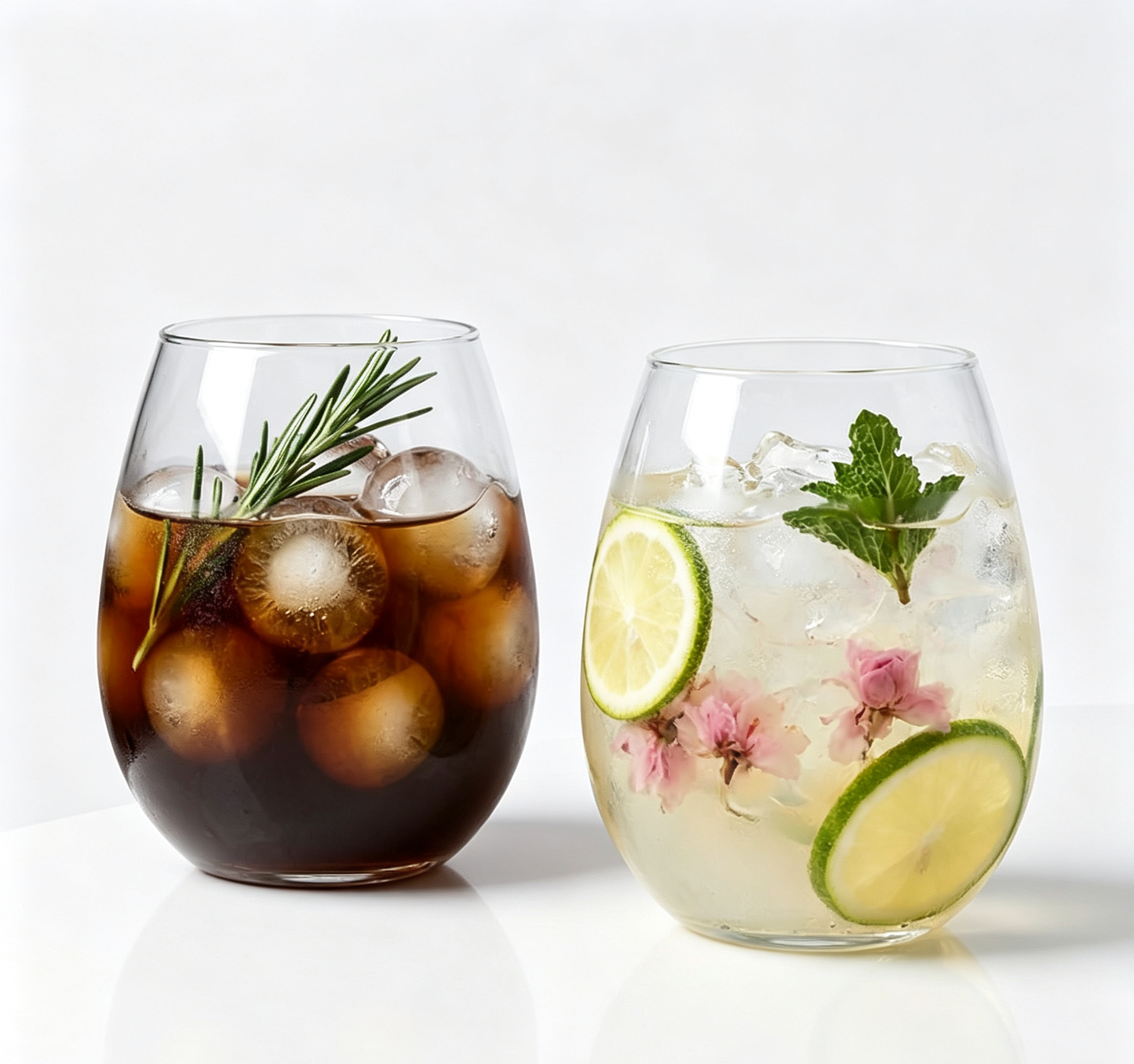 Minimalist Oval Egg-Shaped Lead-Free Crystal Glass Tumbler