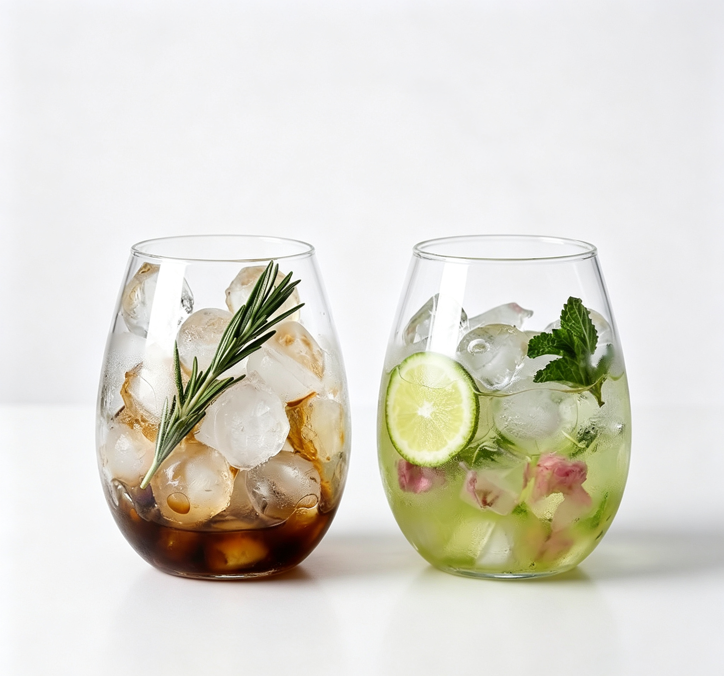Minimalist Oval Egg-Shaped Lead-Free Crystal Glass Tumbler