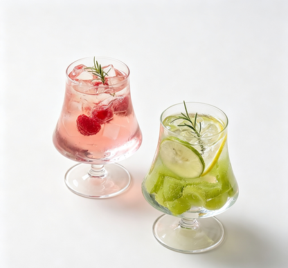Luxury Hourglass Curved Lead-Free Borosilicate Glass