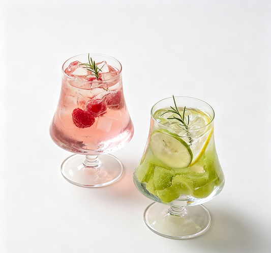 Luxury Hourglass Curved Lead-Free Borosilicate Glass
