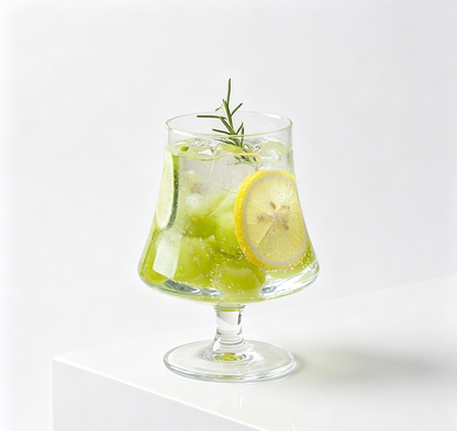 Luxury Hourglass Curved Lead-Free Borosilicate Glass