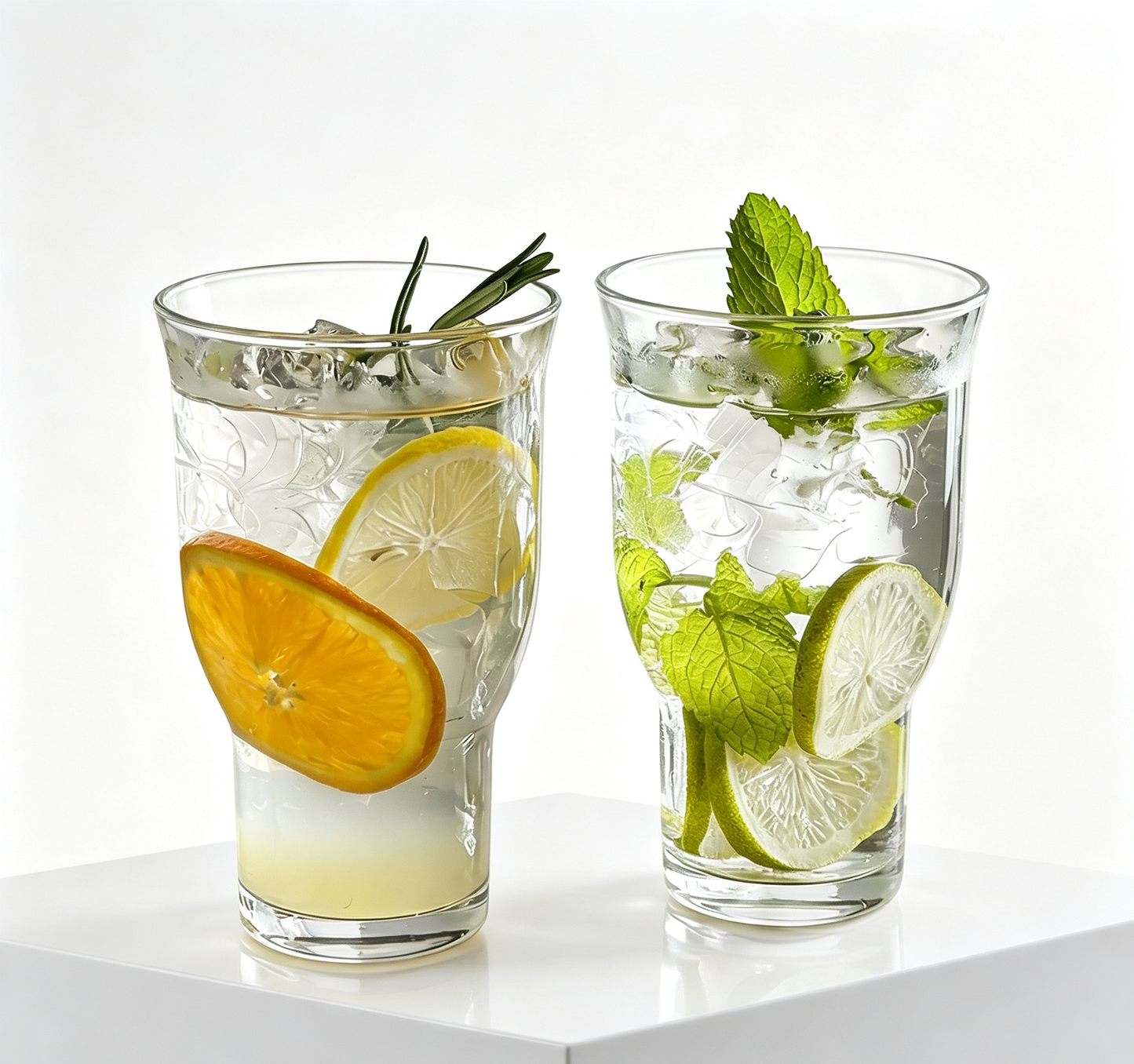 Vintage Waisted Large-Capacity Cold Drink Crystal Glass Tumbler