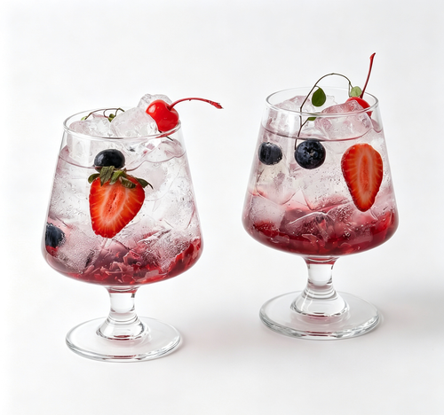 Luxury Tapered Short Stem Lead-Free Borosilicate Glass